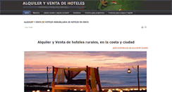Desktop Screenshot of hotelenventa.net