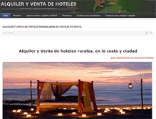 Tablet Screenshot of hotelenventa.net